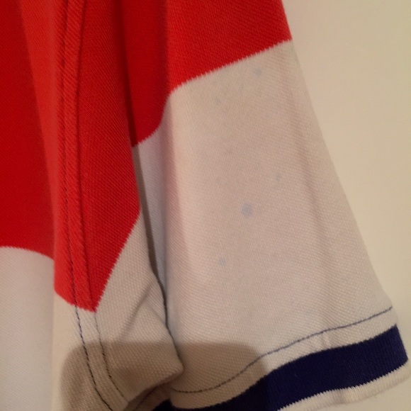 Vintage 90’s IZOD Mens Med Color Block Polo Shirt - Picture 5 of 8